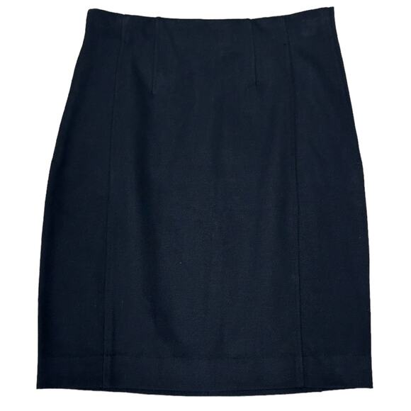MM. Lafleur The Crosby Skirt Textured Ponte Black - Picture 3 of 6